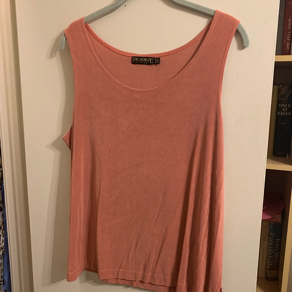 Picadilly Fashion Coral Tank Top